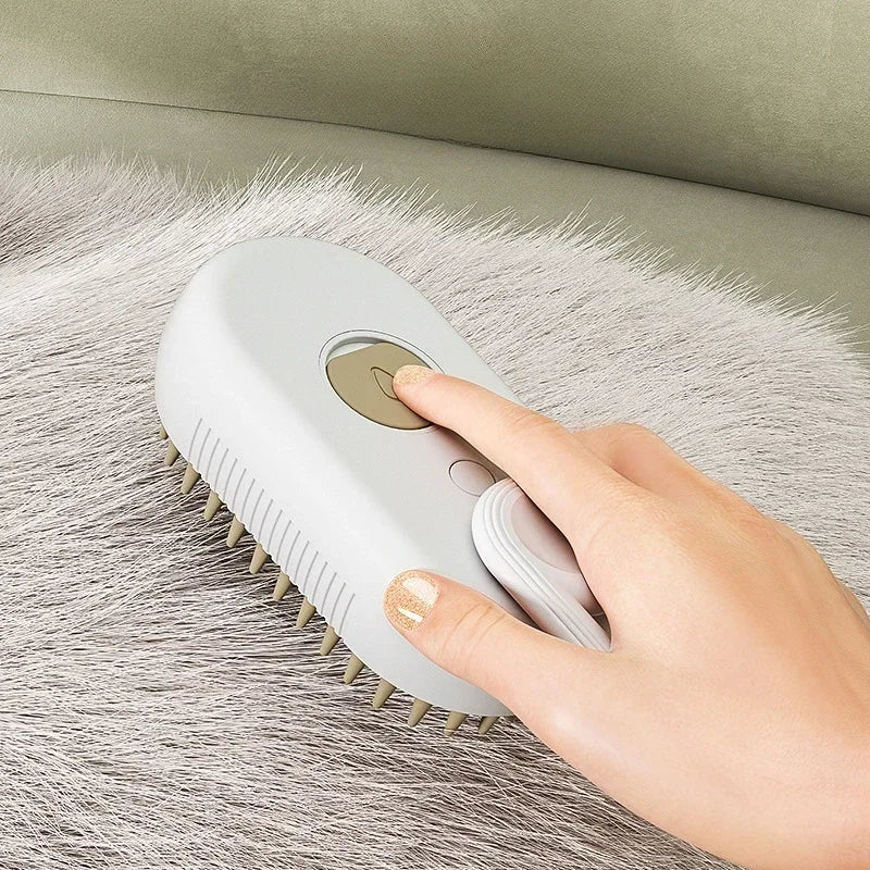 Escova de Vapor Multifuncional 3 em 1 para Pets